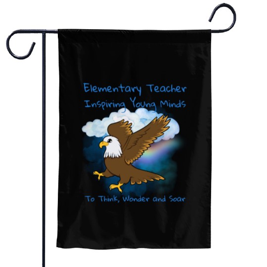 Elementary Teacher Inspiring Young Minds Garden Flags