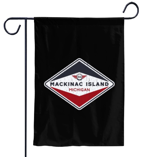 Mackinac Island Garden Flags
