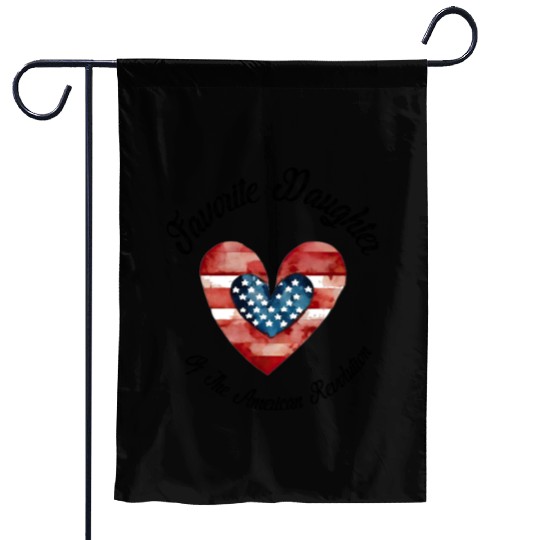 Favorite Daughter Of The American Revolution USA Garden Flags