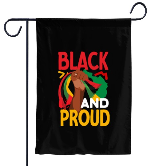 Juneteenth Black And Proud Garden Flags