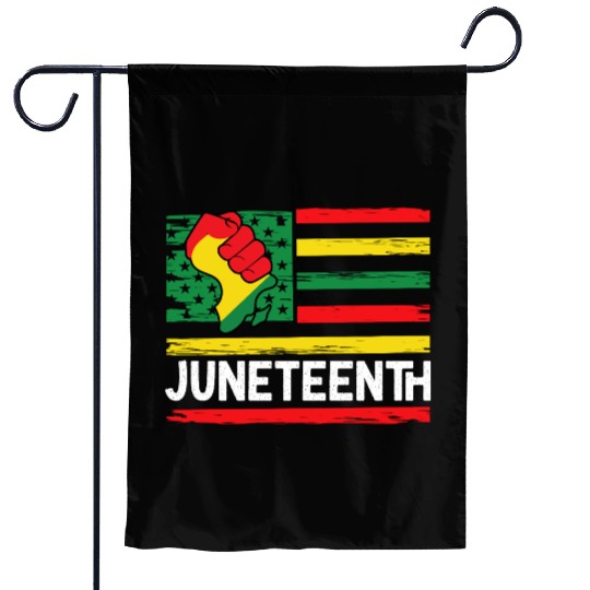 Freedom Day Juneteenth Black And Proud Garden Flags