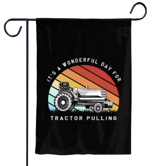 Tractor Pulling Driver Tractors Garden Flags