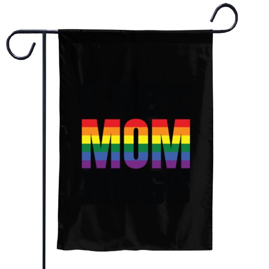 Gay Pride Free Mom Hugs Garden Flags
