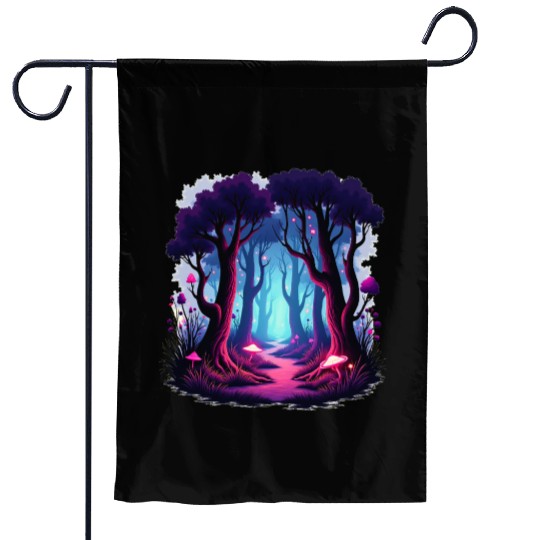 Enchanted Forest Dreamscape Garden Flags