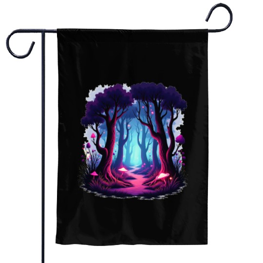 Enchanted Forest Dreamscape Garden Flags
