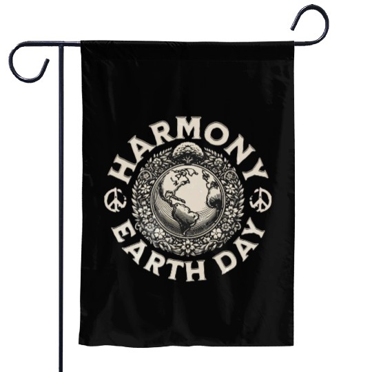 Earth Day Garden Flags | Harmony with Nature Garden Flags