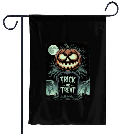 Halloween Horror Scary Thriller Trick Or Treat Garden Flags
