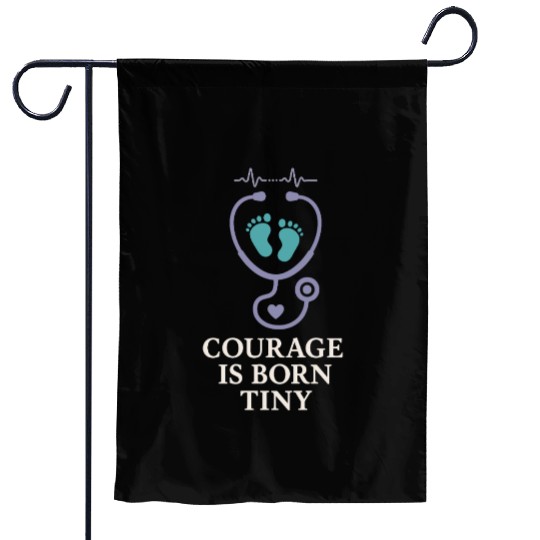 NICU Parent Pride Preemie Warrior Neonatal Garden Flags
