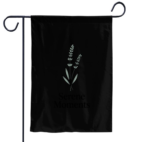 Serene Moments Lavender Calm Garden Flags