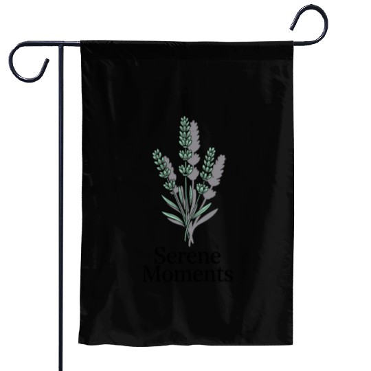 Serene Moments Lavender Calm Garden Flags