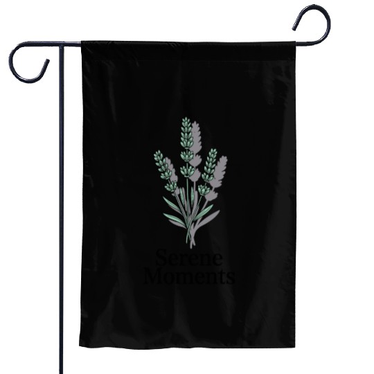 Serene Moments Lavender Calm Garden Flags