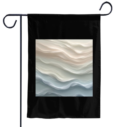 Take a Deep Breath – Calm Abstract Garden Flags