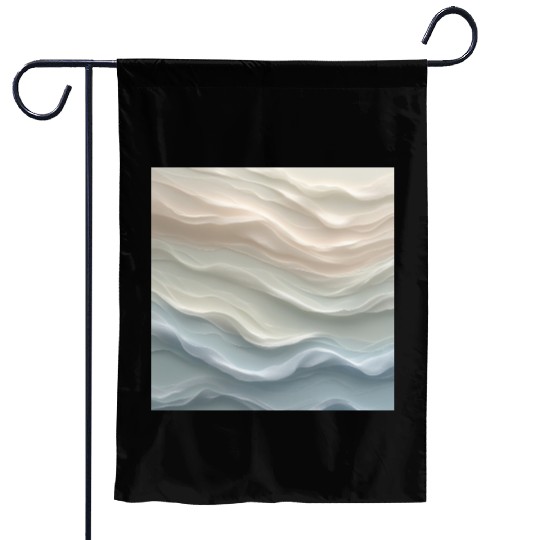 Take a Deep Breath – Calm Abstract Garden Flags