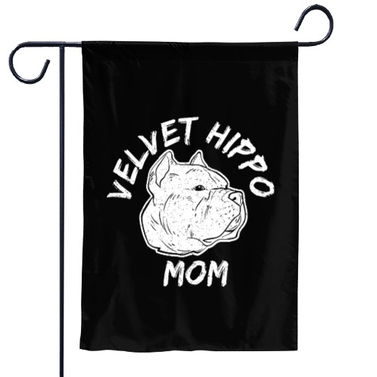 Velvet Hippo Mom – Bully Dog Lovers Garden Flags