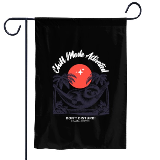 Chill Mode Activated – Sloth Hammock Paradise Garden Flags