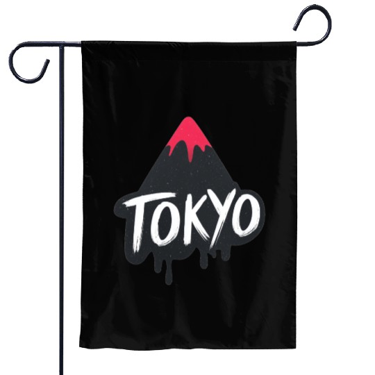 Tokyo Text Design Garden Flags
