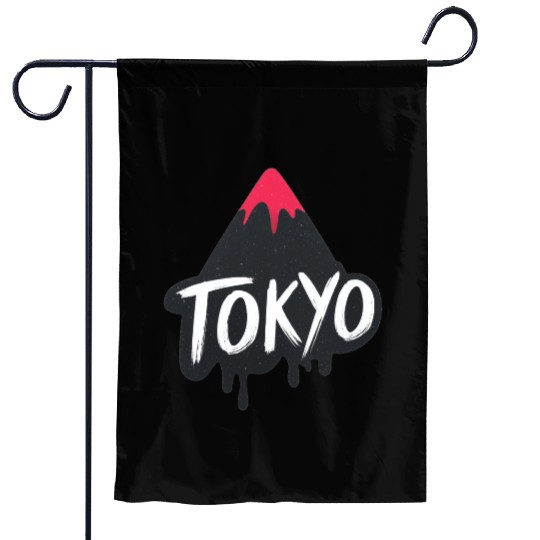 Tokyo Text Design Garden Flags
