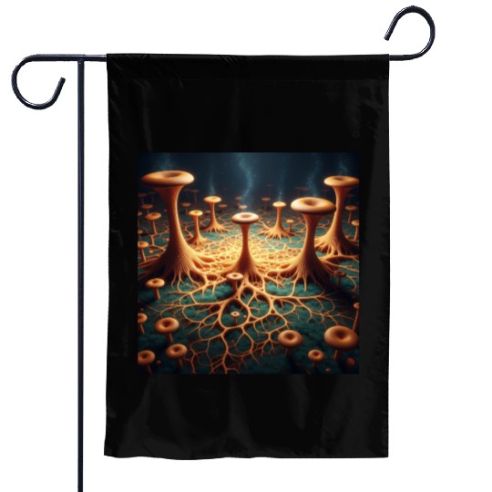 Fungi Forest Dream Garden Flags