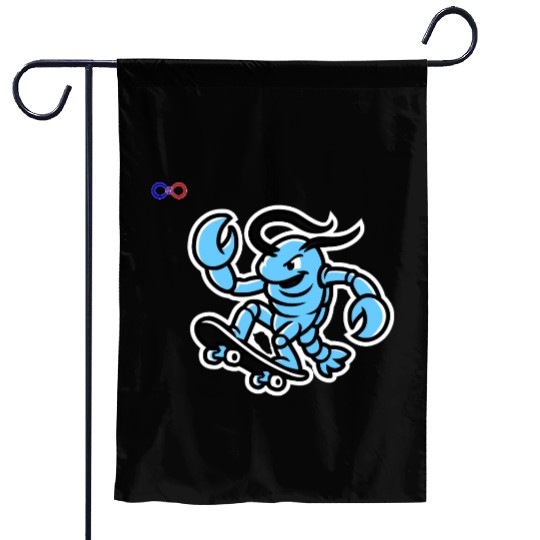 Saint Lucia Lobsters Yellow Garden Flags