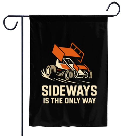 Sprint Car Racing Dirt Track Speed Oval Race Garden Flags
