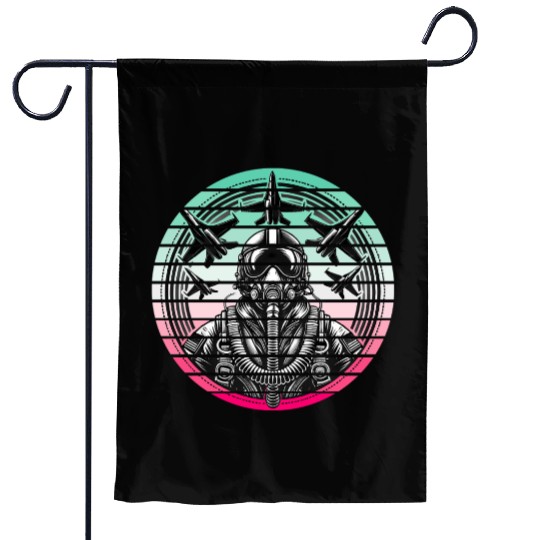 Jet Pilot - Air Force Garden Flags
