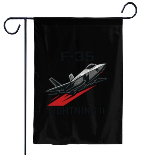 F-35 Lightning II Stealth Fighter Jet Art Garden Flags
