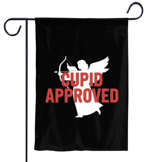 Cupid Approved Silhouette Garden Flags