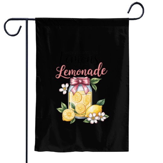Lemon and Lemonad Garden Flags