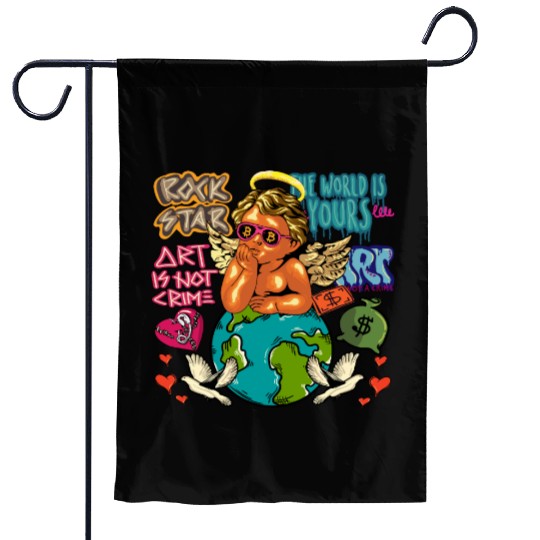 cupid famous on the world 01 Garden Flags