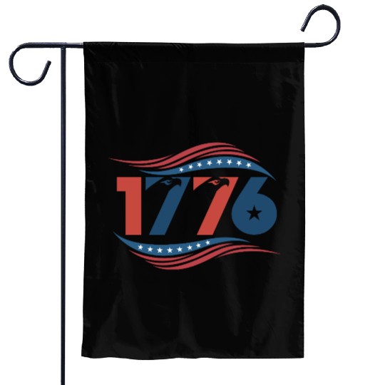 4th of july usa flag 1776 Garden Flags