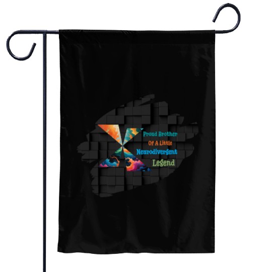 Neurodivergent Legend Garden Flags