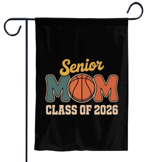 Senior Mom Basketball Class of 2026 Garden Flags