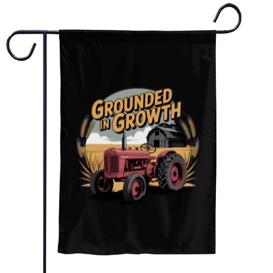 Grounded in Growth Garden Flags