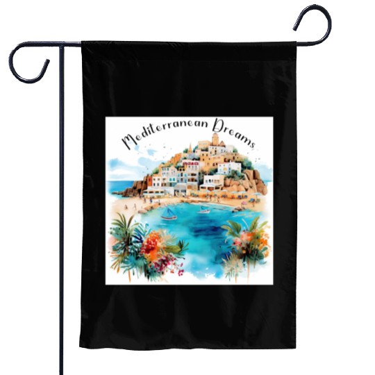 Mediterranean Dreams Garden Flags