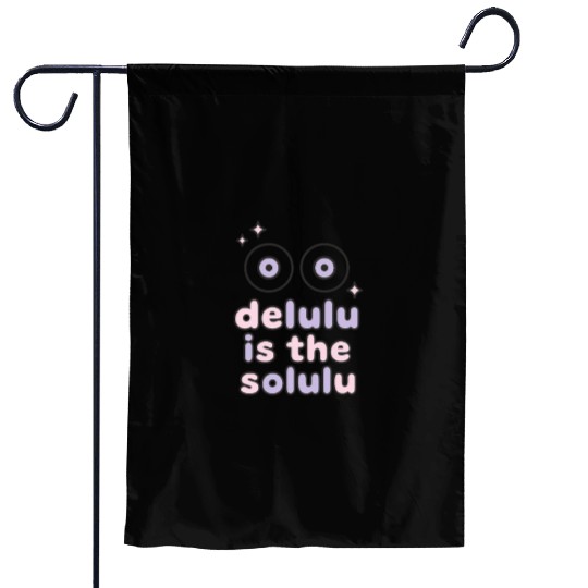 Delulu Eyes – TikTok Core Energy Garden Flags