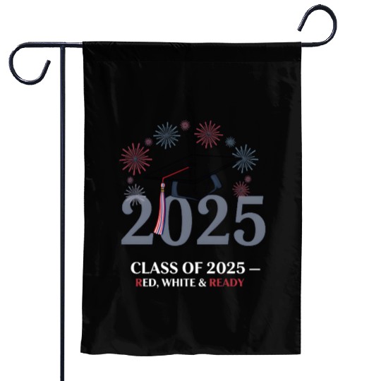Class of 2025 – Red White & Ready Garden Flags