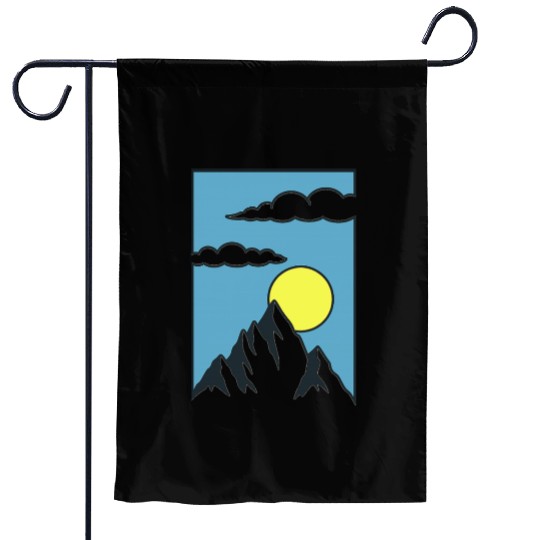 Sunrise Mountain Peak Garden Flags