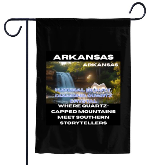 Arkansas Natural Art Garden Flags