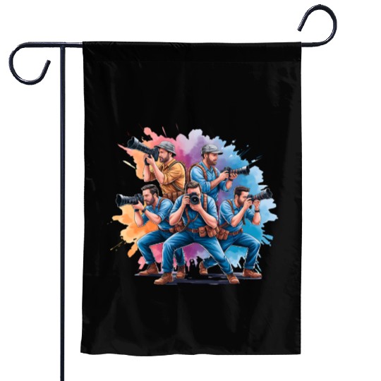 Camera Fireworks - Creatives in Action Garden Flags