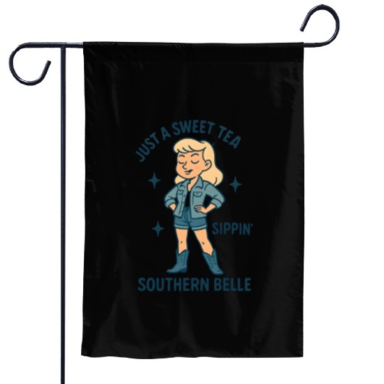 Sweet Tea Southern Belle Garden Flags