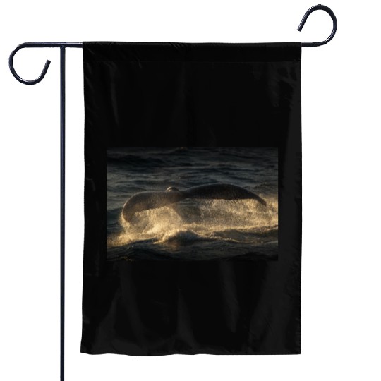 Humpback Whale Tail Garden Flags