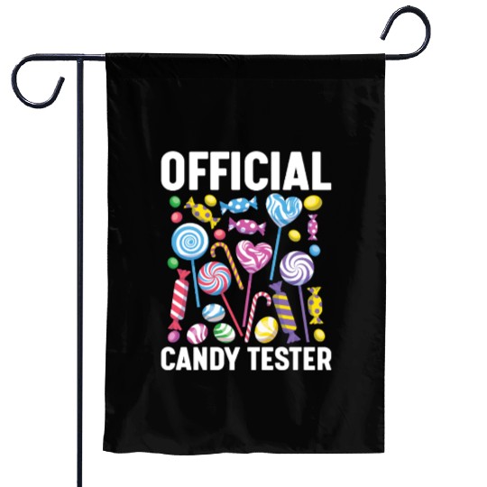 Official Candy Tester Lollipop Sweets 01 Garden Flags