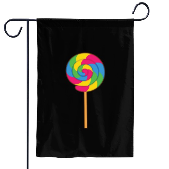 Lollipop Rainbow Sucker Candy Halloween Costume Garden Flags