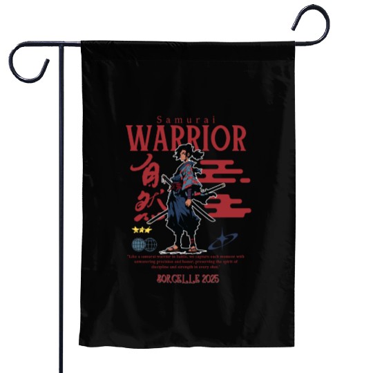 Samurai Warrior – Traditional Japanese Fighter Shi Garden Flags