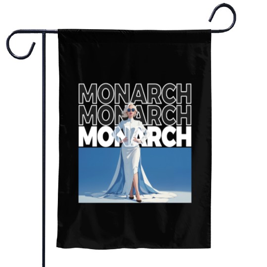MONARCH – Silence in Command Garden Flags
