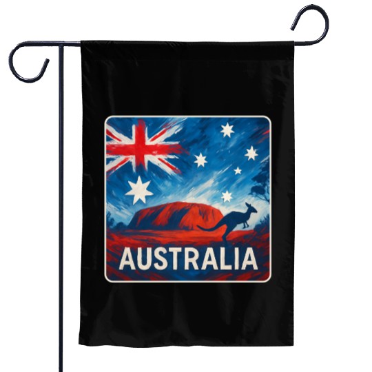Australia Outback Design Garden Flags