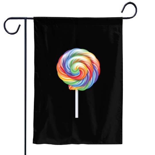Lollipop Rainbow Sucker Candy Costume Halloween Garden Flags
