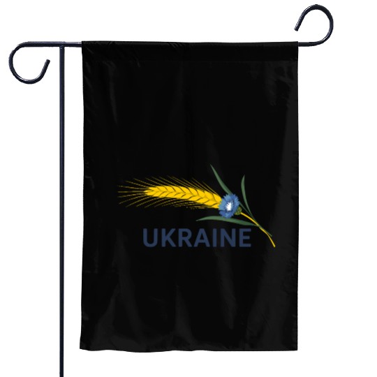 Ukraine Wheat Cornflower Agricultural Heritage Garden Flags
