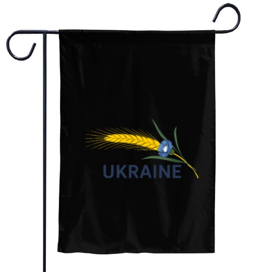 Ukraine Wheat Cornflower Agricultural Heritage Garden Flags