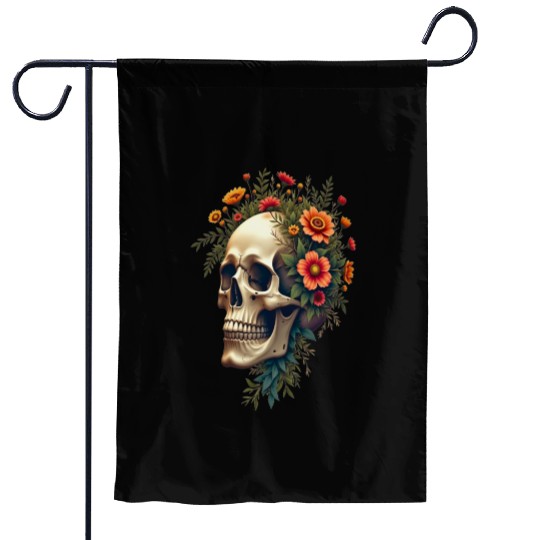 Eco Skull ❘ Nature Vibes ✦ Rebirth Garden Flags